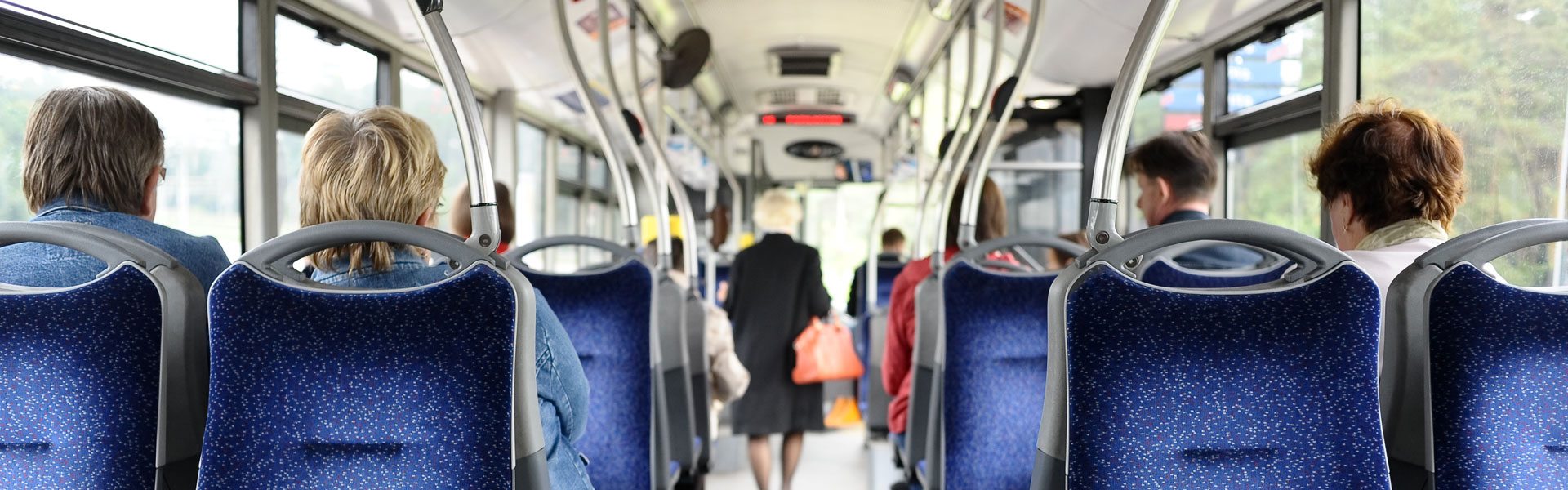 Photo de l'intérieur d'un autobus