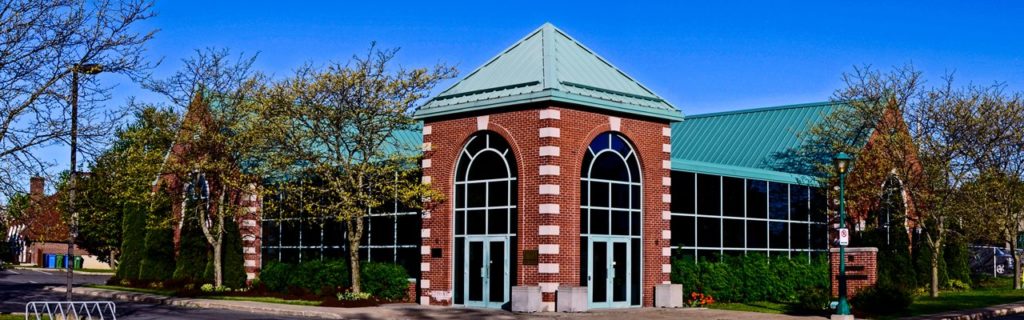 Photo panoramique de la bibliothèque Roland-LeBlanc