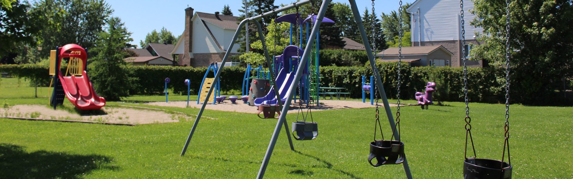 Photo panoramique du parc Amédée-Larivière