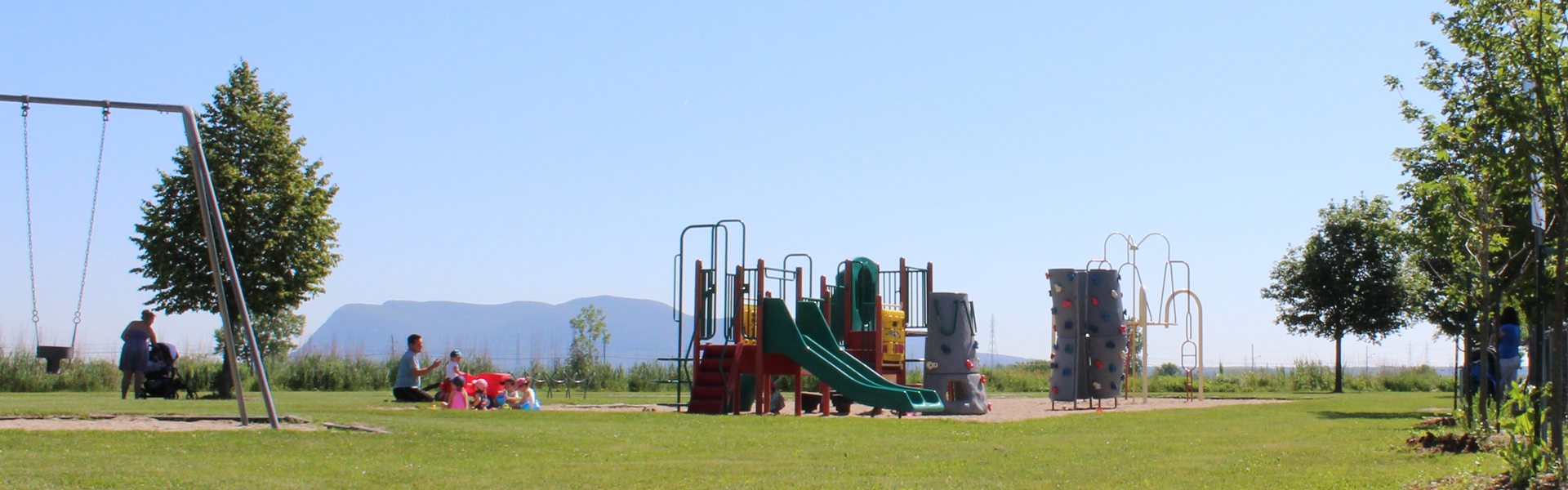 Photo panoramique du parc Basile-Daigneault