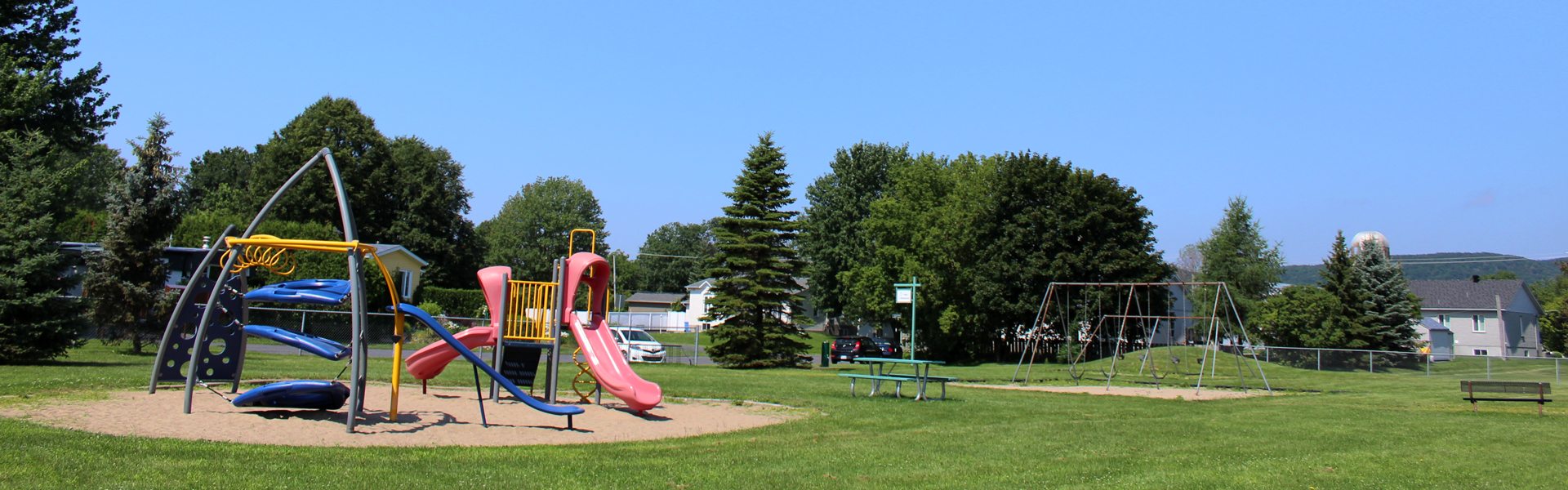 Photo panoramique du parc des Fromagers